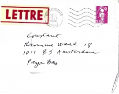 Hoirie Cobra-envelope-1, 1990