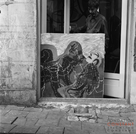 Constant with Concentratiekamp (1951), photo Violette Cornelisse, 1951
