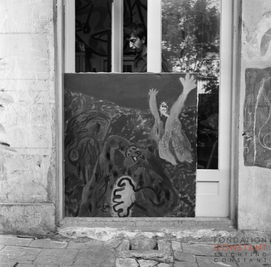 Constant with De oorlog (1950), photo Violette Cornelisse, 1951