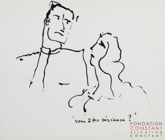 Constant Nieuwenhuys-Vous êtes serieuse?, 1980 ca