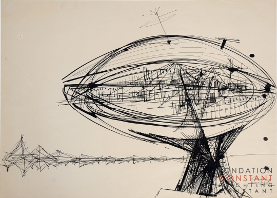Constant Nieuwenhuys-Spatiovore, 1961