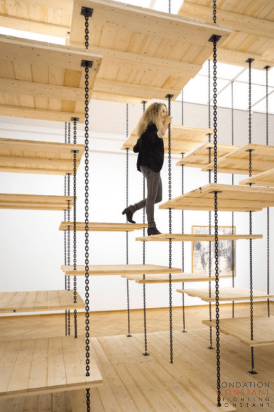 Constant Nieuwenhuys-Playful Stairs, 1968, credit 2016 Artists Rights Society (ARS), New York c/o Pictoright Amsterdam-photo: Tom Haartsen