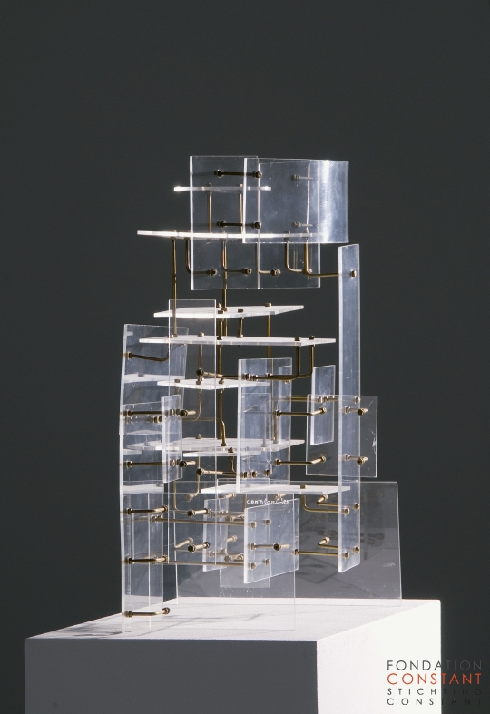Constant Nieuwenhuys-Constructie met doorzichtige vlakken [II], 1954-photo: Kunstmuseum Krefeld