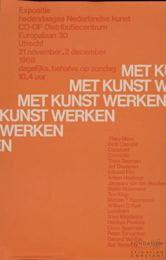 Met Kunst Werken, 1968