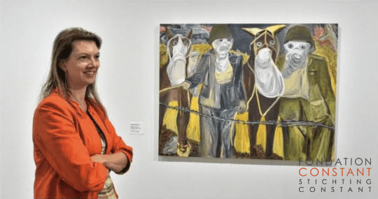 2016 Karen K. in from of Horsemen 1918 by Jacqueline de Jong