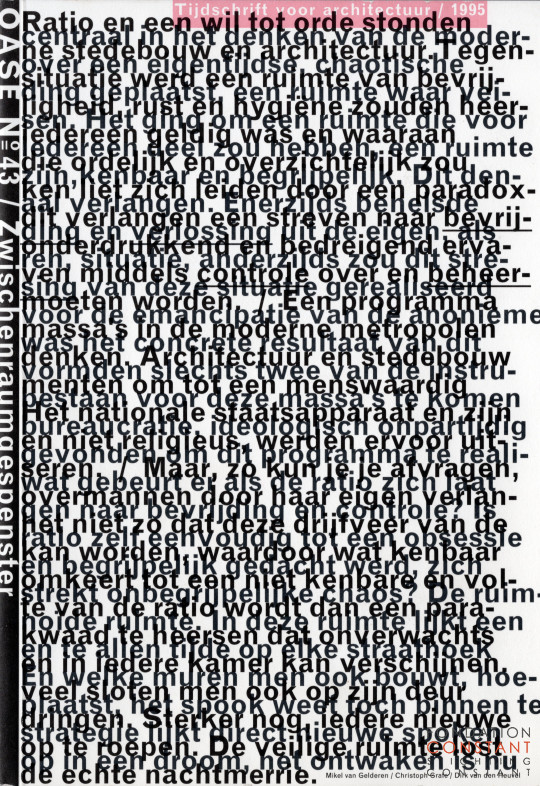 OASE no. 43, 1995
