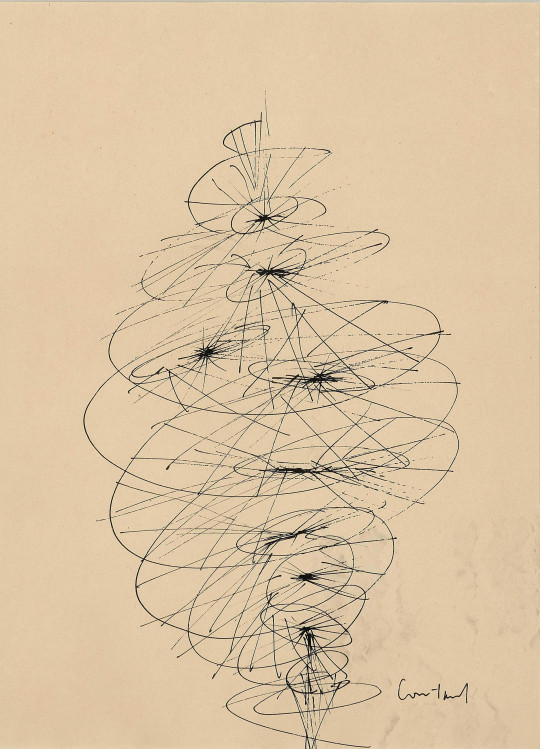 Schets naar Lijn zonder einde (vals), ca. 1962