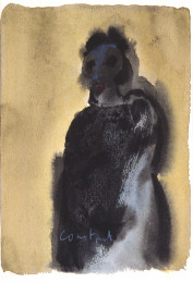 Constant Nieuwenhuys-ZT/Duistere figuur, ca 1981