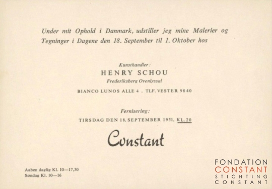 Malerier og tegningen | Henry Schou, 1951
