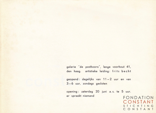 constant | constructies en maquettes, 1959-4