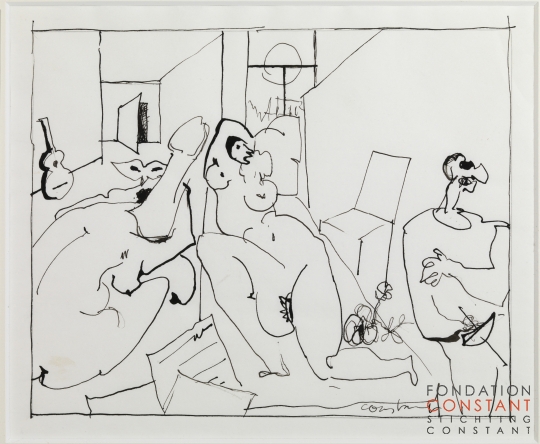 4 dessins préparatoires pour Casanova-1