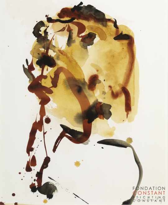 Constant Nieuwenhuys-ZT/Vragende blik, 1994