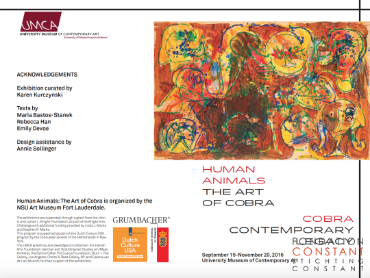 Human Animals | The Art of Cobra, 2016