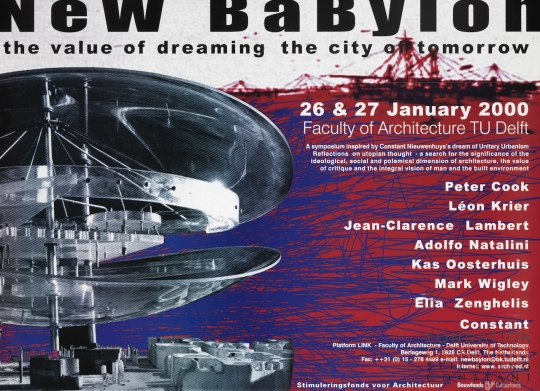 Constant Nieuwenhuys-The value of dreaming the city of tomorrow, 2000