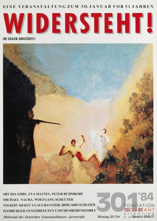 Constant Nieuwenhuys-Wiedersteht, 1984