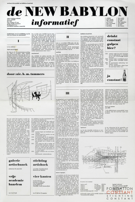 De New Babylon Informatief 1