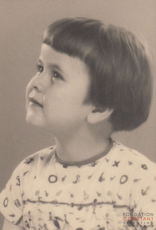 Portrait of Constant his daughter Eva Nieuwenhuys. Portrait of Constant his daughter Eva Nieuwenhuys.