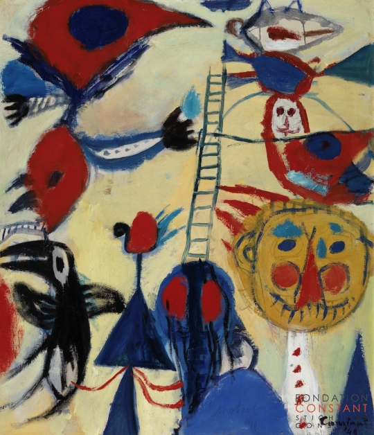 Constant Nieuwenhuys-Het laddertje, 1949