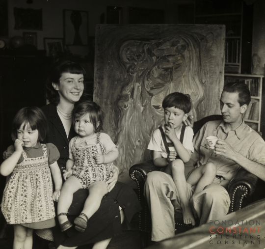 Constant and his family, 1949 Constant and his family, 1949