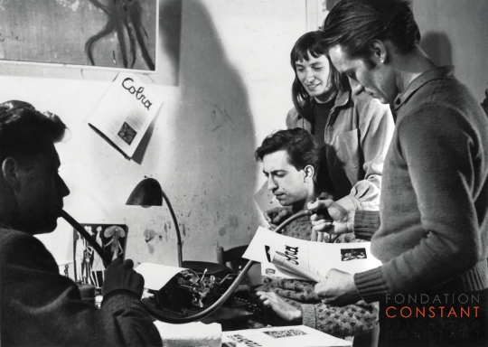 Ortvad, Constant, Else Alfelt and Corneille, 1949 Ortvad, Constant, Else Alfelt and Corneille, 1949