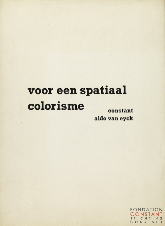 Voor een spatiaal colorisme, 1952 Voor een spatiaal colorisme, 1952