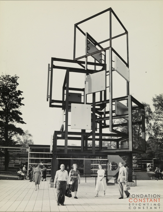 Monument voor de wederopbouw E55 R'dam, 1955 Monument voor de wederopbouw E55 R'dam, 1955