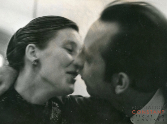 Constant and his third wife, Nel Kerkhoven, 1961 Constant and his third wife, Nel Kerkhoven, 1961