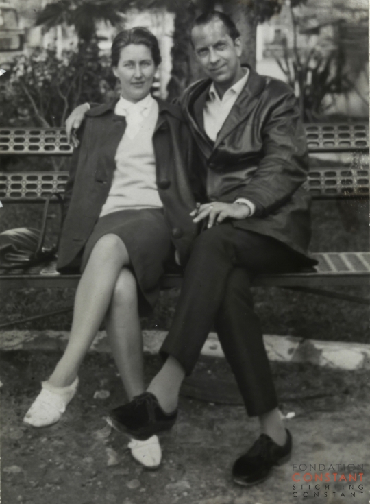 Constant and Nel in Seville, 1962 Constant and Nel in Seville, 1962