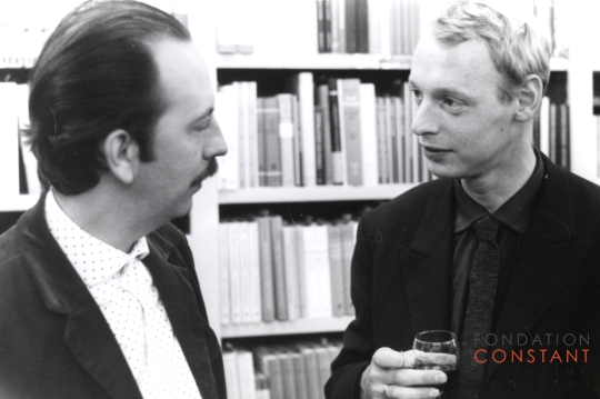 Constant and Simon Vinkenoog, ca 1963 Constant and Simon Vinkenoog, ca 1963