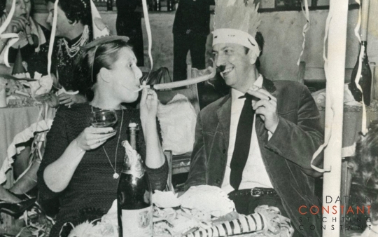 Constant and his wife on New Year's in Seville, ca 1964 Constant and his wife on New Year's in Seville, ca 1964