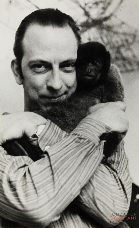 Constant en Boumi april, 1964 Foto Bram Wisman Constant en Boumi april, 1964 Foto Bram Wisman