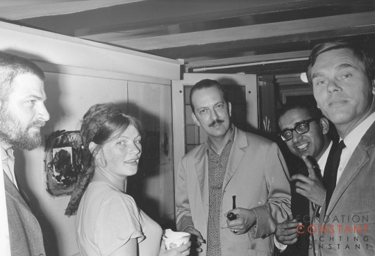 1964 Costant at Mansaram's shows opening in Amsterdam 1964 Costant at Mansaram's shows opening in Amsterdam