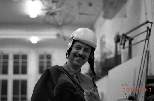 Constant at his studio Wittenburg, ca 1965 Constant at his studio Wittenburg, ca 1965