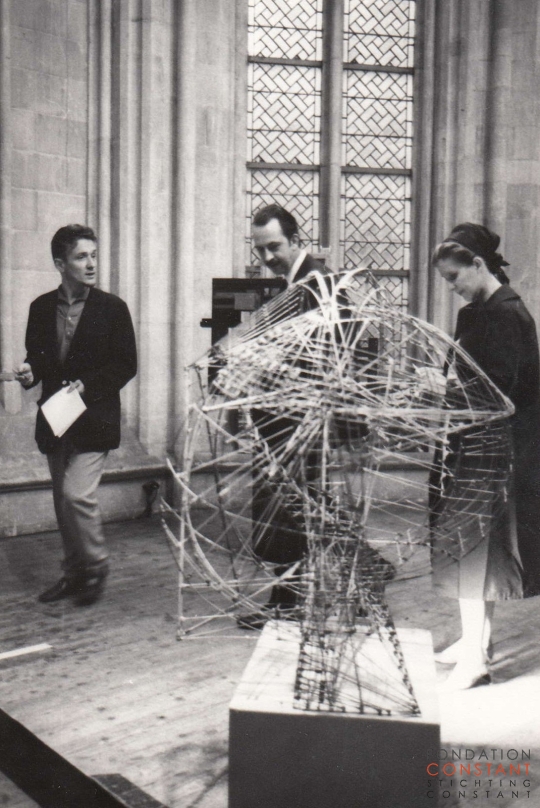Nic Tummers, Constant and Nel in the Dominicanerkerk, 1965 Nic Tummers, Constant and Nel in the Dominicanerkerk, 1965