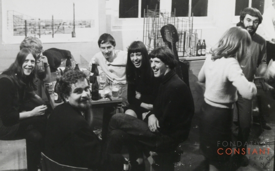 Party at Constant's studio, 1967, Bram Wisman