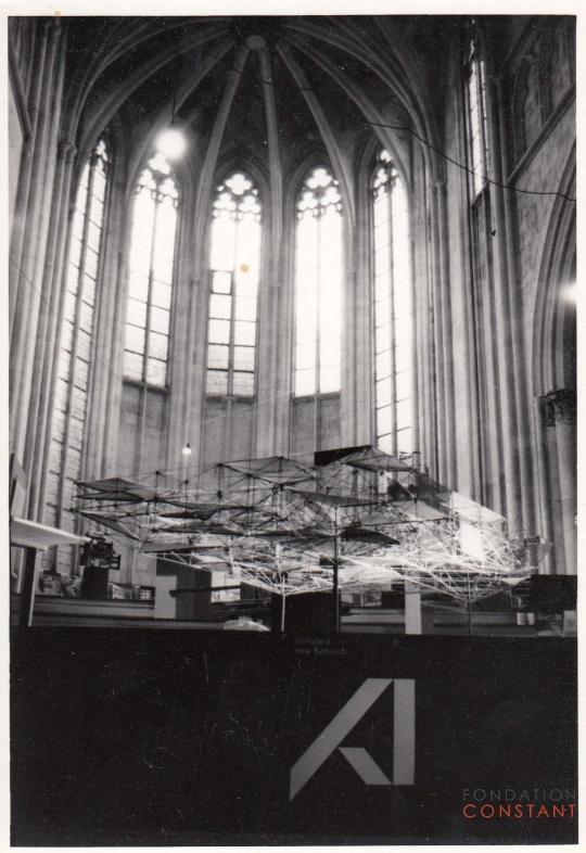 New Babylon exhibition Dominicanerkerk Maastricht, 1965 New Babylon exhibition Dominicanerkerk Maastricht, 1965