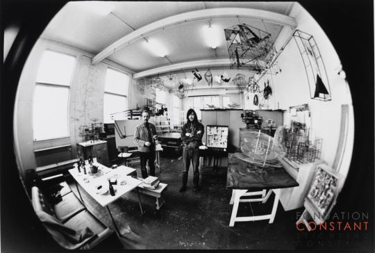 Constant en Victor in Wittenburg, 1968 ca | Photo: Nico Koster