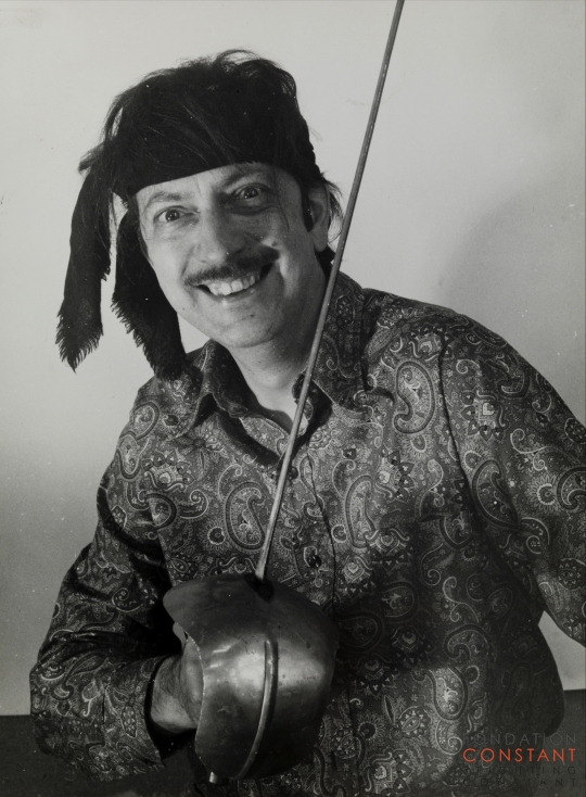 Constant dressed as a pirate with a rapier, 1969 Constant dressed as a pirate with a rapier, 1969