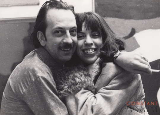 Constant and his oldest daughter, 1969 Constant and his oldest daughter, 1969
