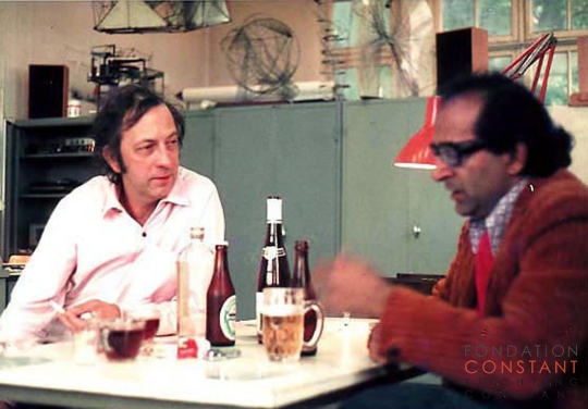 Constant and P. Mansaram at Wittenburg, 1974 Constant and P. Mansaram at Wittenburg, 1974