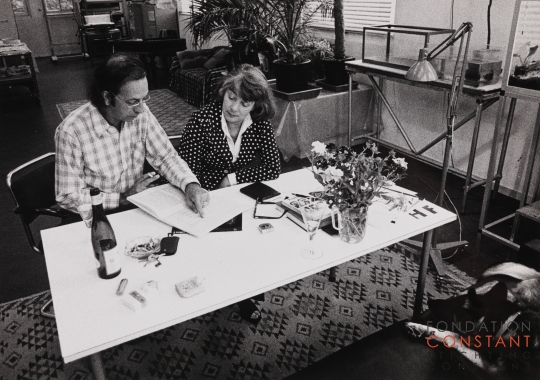 Constant and Fanny Kelk at Wittenburg, 1974-10 photo Victor Nieuwenhuijs Constant and Fanny Kelk at Wittenburg, 1974-10 photo Victor Nieuwenhuijs