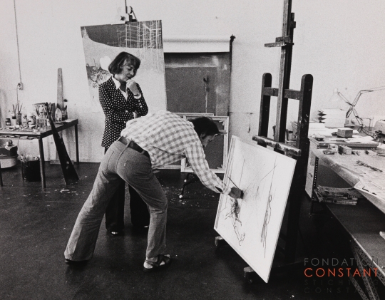 Constant and Fanny Kelk at Wittenburg, 1974-7 photo Victor Nieuwenhuijs Constant and Fanny Kelk at Wittenburg, 1974-7 photo Victor Nieuwenhuijs