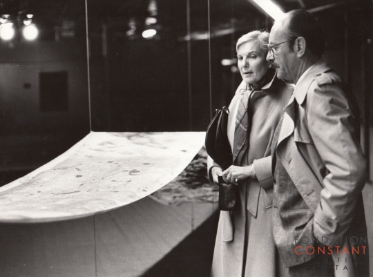 Adèle van Rijckevorsel and a man Adèle van Rijckevorsel and a man