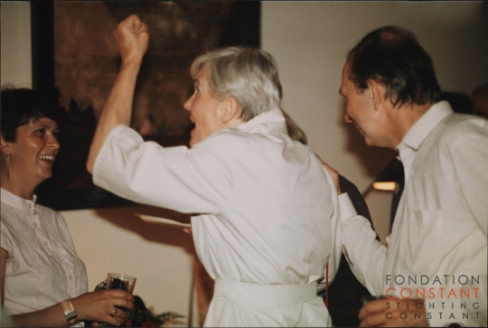 Constant with Adèle and his daughter, Eva, 1985 ca Constant with Adèle and his daughter, Eva, 1985 ca