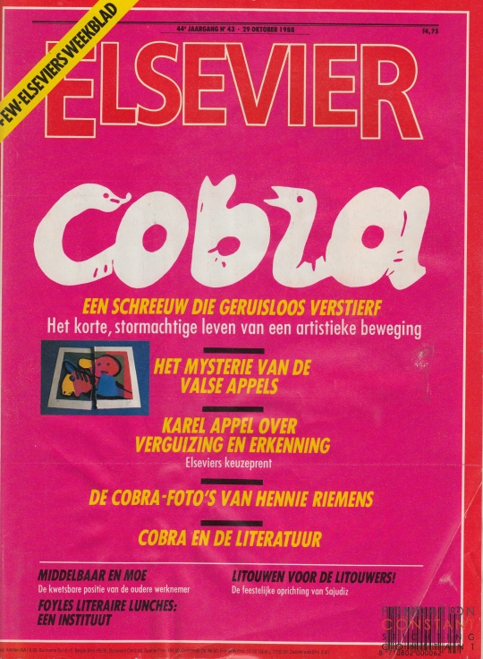 Elsevier, 29 oktober 1988 Elsevier, 29 oktober 1988