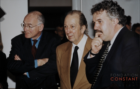 Constant with Leo Duppen and Constantijn, 1995 ca Constant with Leo Duppen and Constantijn, 1995 ca