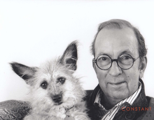 Constant and his dog, Tikus Constant and his dog, Tikus