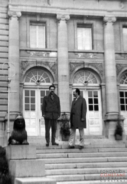 Constant and Christian Dotremont at Museum Tervuren, 1963 Constant Nieuwenhuys and Christian Dotremont at Museum Tervuren, 1963
