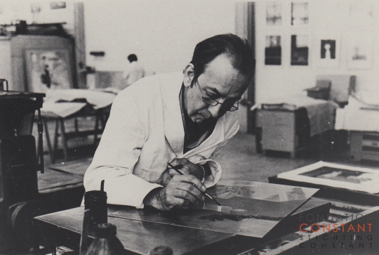 Constant at Arte Milan, 1979 Constant Nieuwenhuys at Arte Milan in 1979
