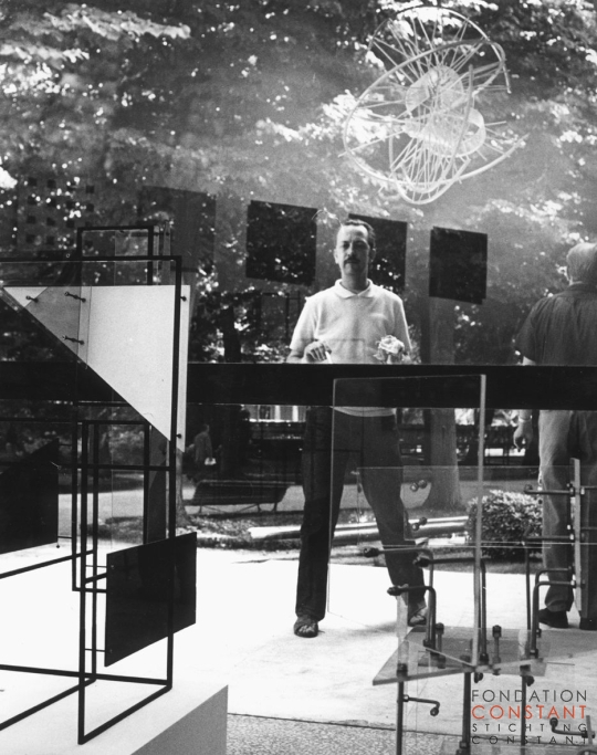 Constant at the Bienale Venice, 1966 Constant Nieuwenhuys at the Bienale Venice in 1966